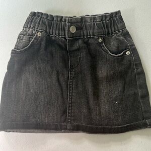 Cat and jack black wash Jean skirt size 3T